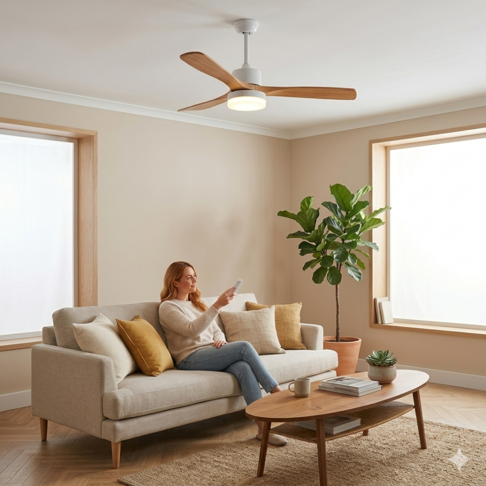 Fancium DKF-301 LED Aydınlatmalı Uzaktan Kumandalı Tavan Vantilatörü