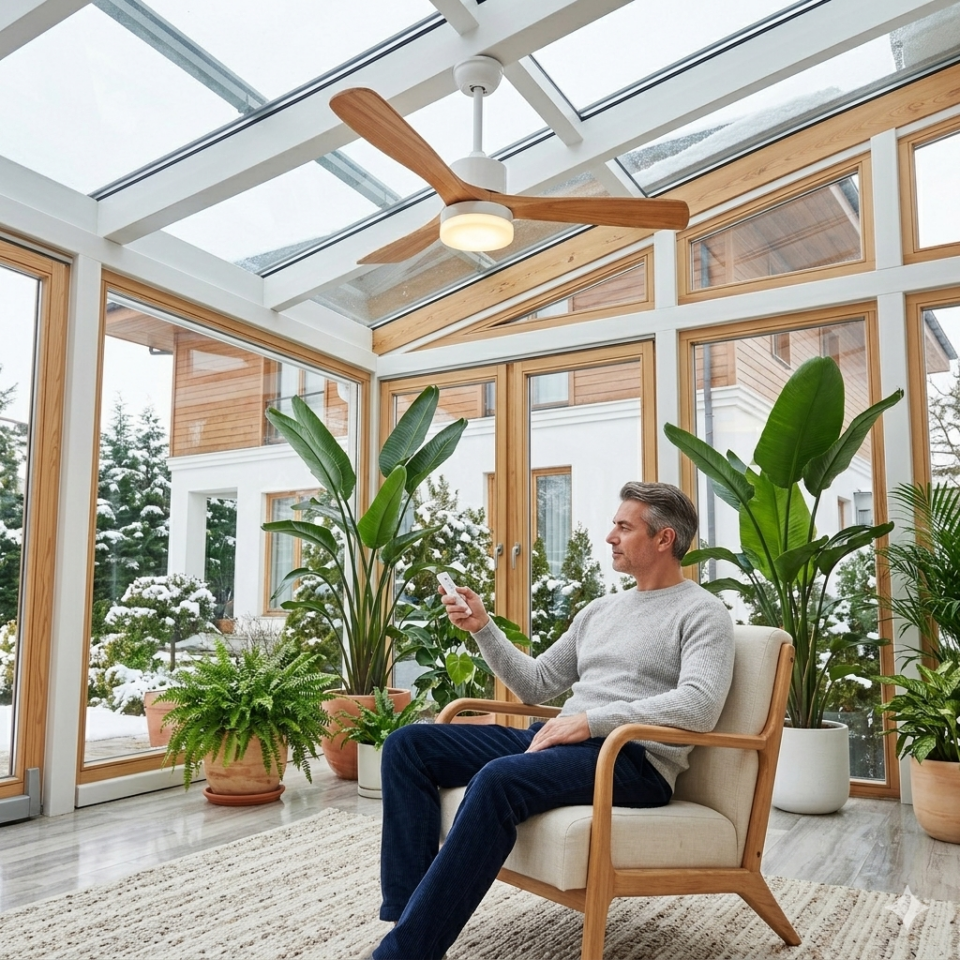 Fancium DKF-301 LED Aydınlatmalı Uzaktan Kumandalı Tavan Vantilatörü