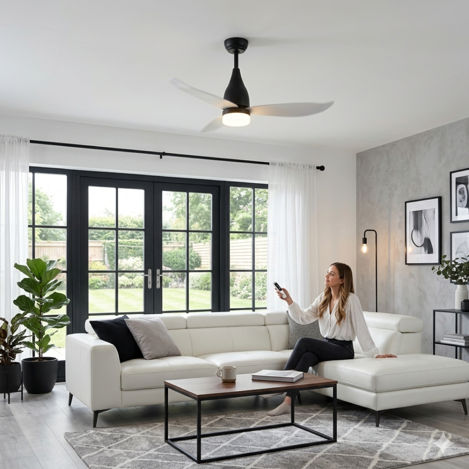 Fancium DKF-303 LED Aydınlatmalı Uzaktan Kumandalı Tavan Vantilatörü