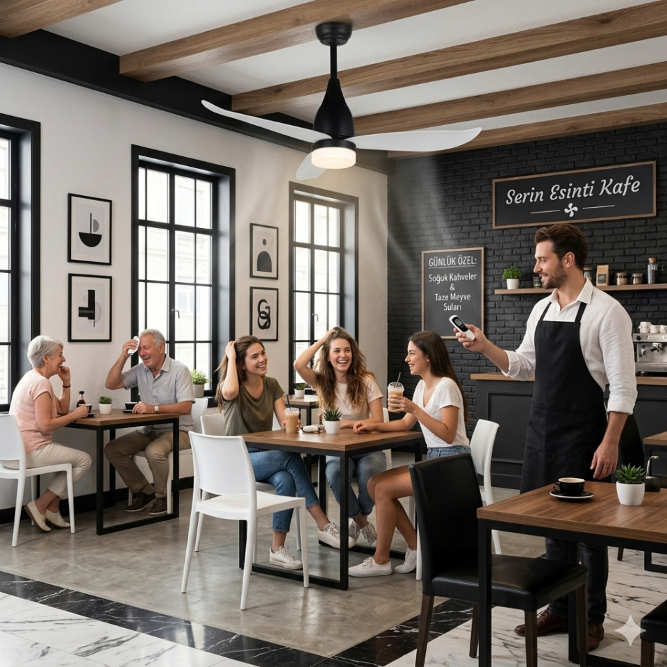 Fancium DKF-303 LED Aydınlatmalı Uzaktan Kumandalı Tavan Vantilatörü